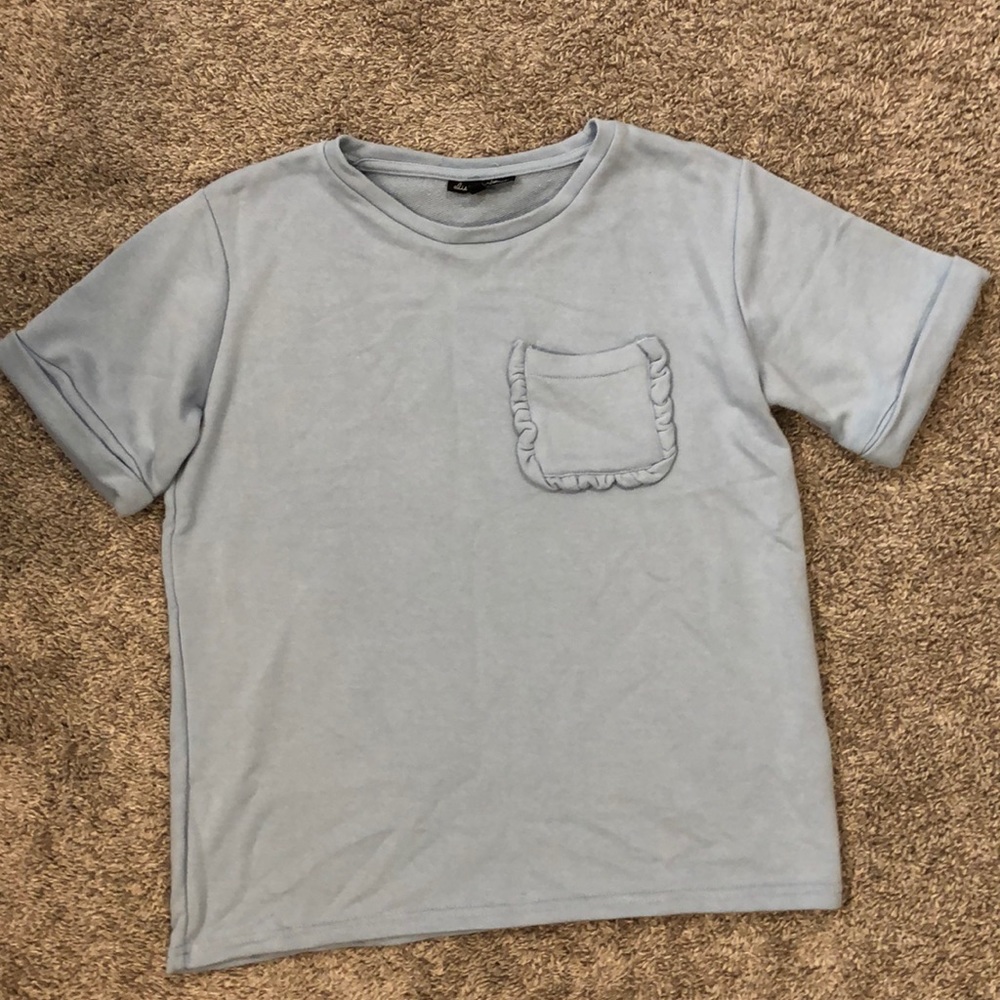 Short sleeve sweatshirt